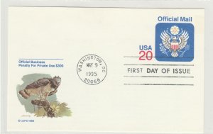 Scott# UZ6 UPSS#O6 Fleetwood FDC US Postal Card.