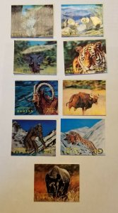 Bhutan 1970 ,  Wild Animals , SET   , PLASTIC , 3D,  unusual