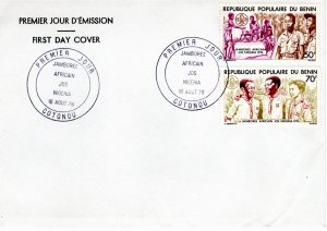 Benin 1976 Sc 352-3 FDC