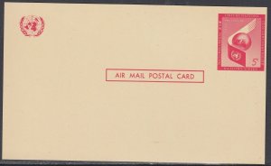 United Nations Scott UXC3 Postal Card - 1959 Issue