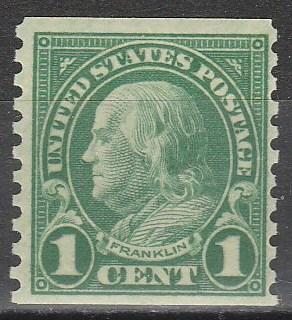 US #597 F-VF Unused (S8084)