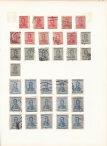 argentina stamps & cancel study page  stamps from 1923 ref r12990