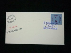 1971 POSTAL STRIKE: INLAND LETTER SERVICE ON COVER