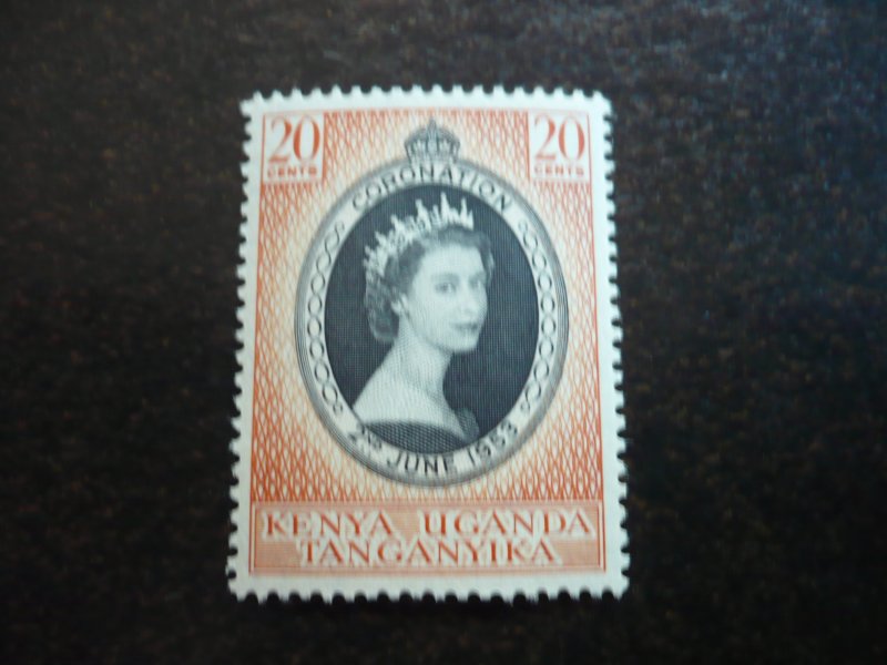 Stamps - Kenya Uganda & Tanganyika - Scott# 101 - Mint Hinged Set of 1 Stamp