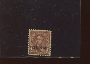 Guam Scott 4S Overprint Mint Specimen Stamp with APS Cert  (Stock Guam 4-APEX1)