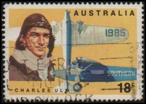 Australia 675 - Used - 18c Charles Ulm / Plane (1978)