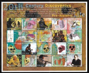 Palau 546 20th Century Discoveries Unused Hinged c.v $8 30% c.v.