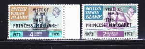 Virgin Islands 235-236 Set MNH Overprints (B)