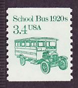 2123 School Bus mint coil single