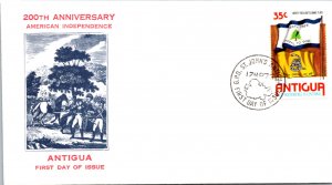 Antigua, Worldwide First Day Cover, Americana