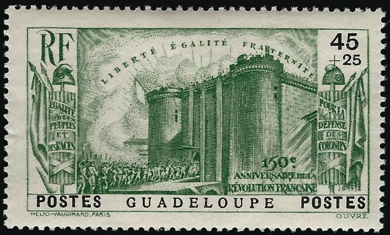 Guadeloupe French Revolution B4 VF hr $10.00...Make me an Offer!