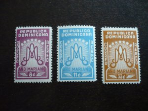 Stamps - Dominican Republic - Scott#C87-C89 - Mint Never Hinged Set of 3 Stamps