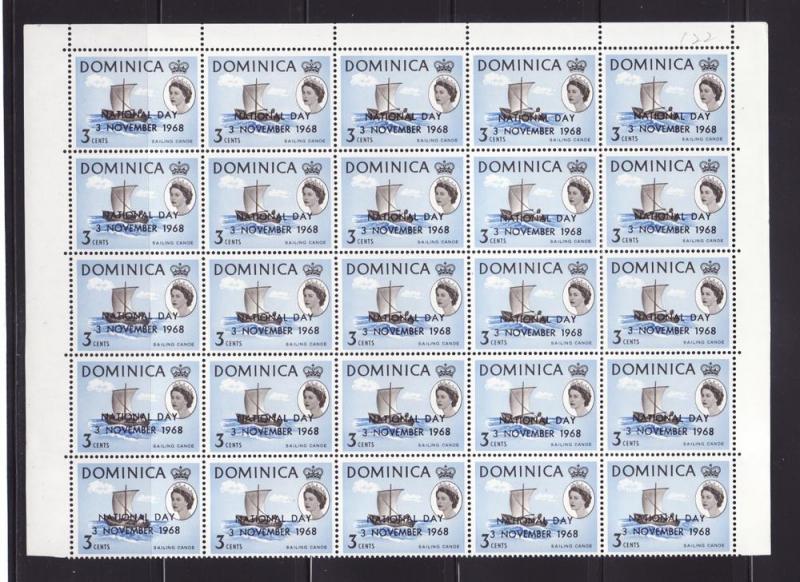 Dominica 230 Block of 25 MNH National Day