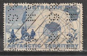 L4 Australia Antartic Used Perfin