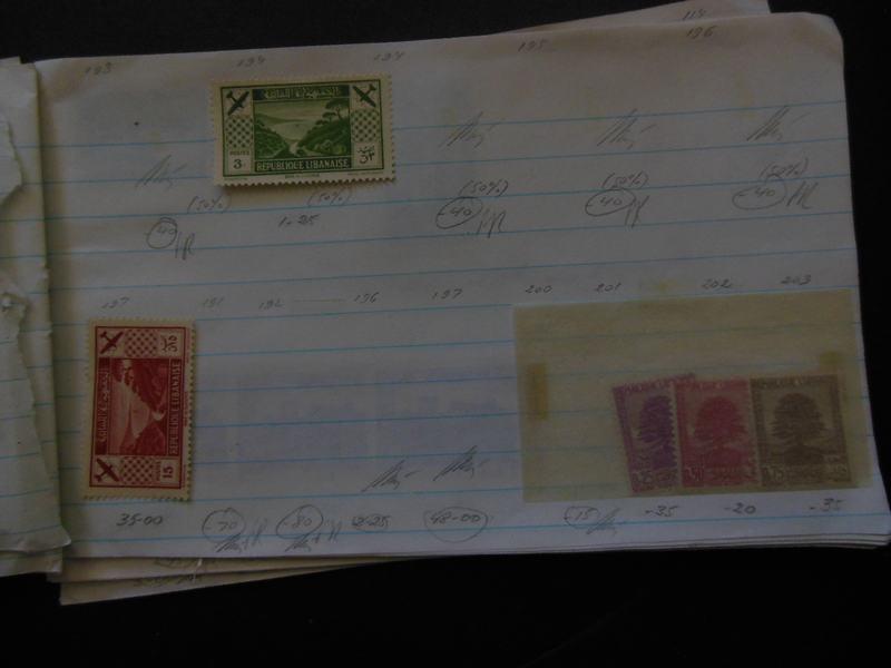 EDW1949SELL : LEBANON Misc group of Mint & Used on pages. Full of many Better.