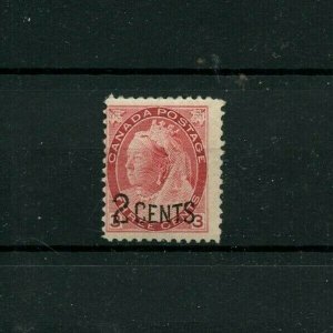 #88 2c on 3c  Cat $20 Canada stamps
