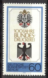 Berlin Germany 1979 100 Years of Federal Printing Office Coats of Arms MNH