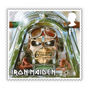 Stamps of Great Britain (Pre order) - 2023. Music Giants VII - Iron Maiden - Min