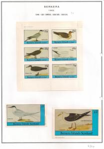 SCOTLAND - BERNERA - 1982 - Birds (30) - 6v Perf, Min, D/L Sheets - MLH