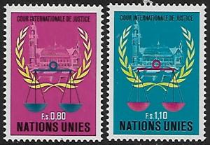 United Nations - Geneva - # 87-88 - Int. Court of Justice - MNH