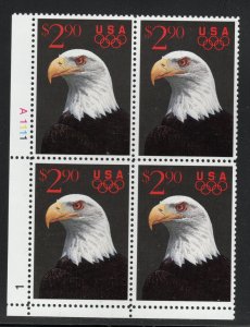 ALLY'S STAMPS US Plate Block Scott #2540 $2.90 Priority Mail MNH V/FV [F-13b]