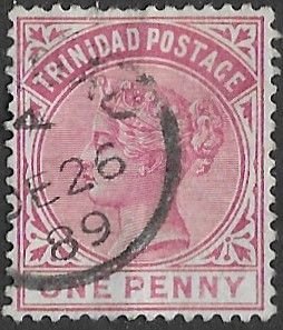 Trinidad # 69  Victoria (1) VF  Used