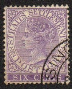 Straits Settlements Sc #48 Used