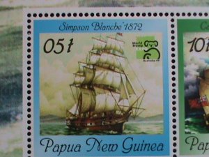 PAPUA NEW GUINEA-1999-AUSTRALIA'99-MNH S/S SCV.$6 VF