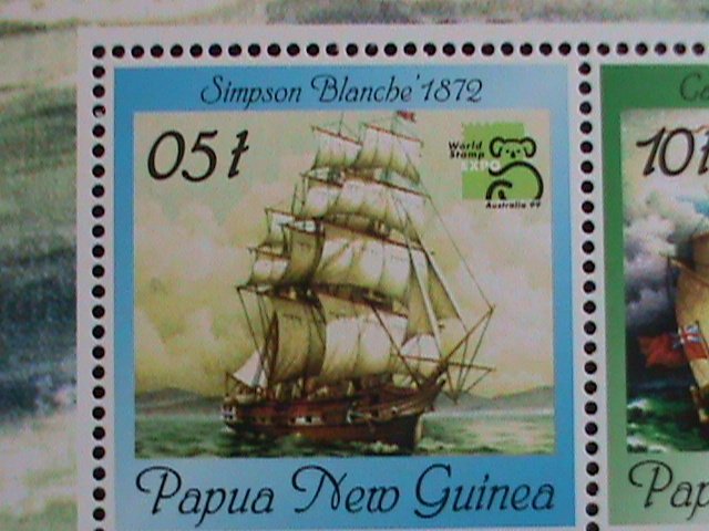 PAPUA NEW GUINEA-1999 SC#964 AUSTRALIA STAMP EXPO'99 MNH S/S CAT. $8