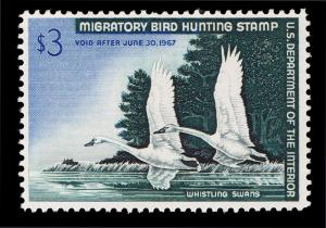 GENUINE SCOTT #RW33 MINT OG NH PSE CERT FEDERAL DUCK STAMP - ESTATE SALE