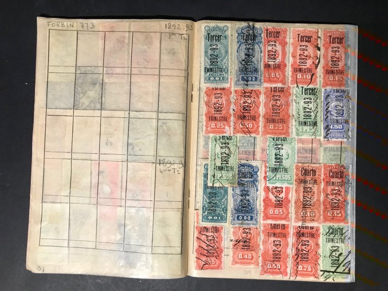 Uruguay Revenue Stamps Mint/Used 1896-1911 (1400 Stamps)