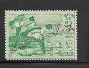 #RW16 Used Federal Duck Stamp