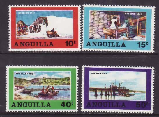 Anguilla-Sc#49-52- id10-unused NH set-Salt Industry-1969-