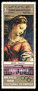 Yemen 259D, MNH, Raphael Painting in Prado Museum