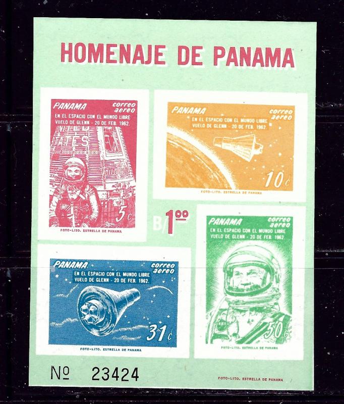 Panama C277a MNH 1962 John Glenn S/S