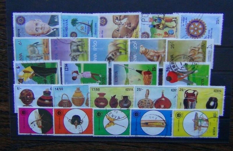 Kenya 1994 Rotary 1995 Animals Golf Culture Insects sets Fine Used
