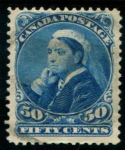 47 Canada 50c Queen Victoria, used