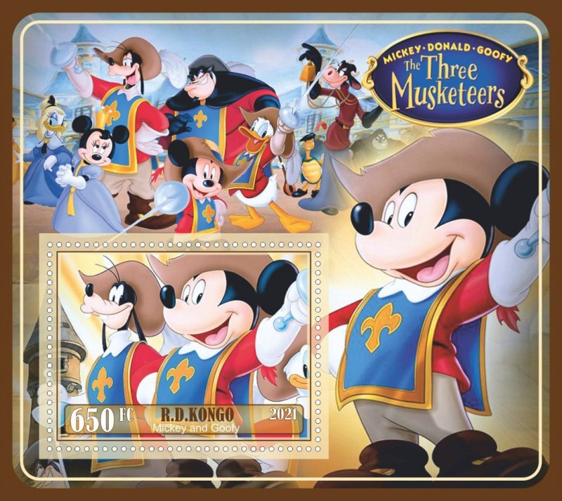 Stamps. Cartoons. Disney.   2021 year 6 sheets perforated MNH**