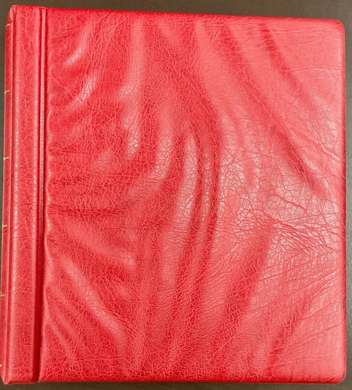 Lighthouse USA Padded RED Perfect DP Turnpost Album with Slipcase - USED