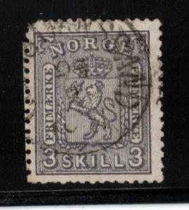 Norway #13 XF Used