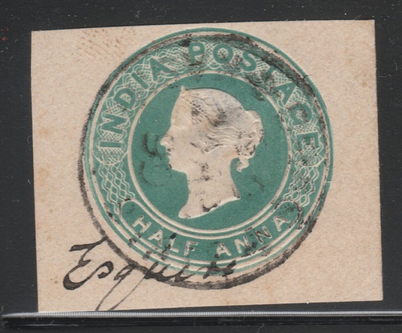 INDIA Postal Stationery Cut Out A17P29F38339-