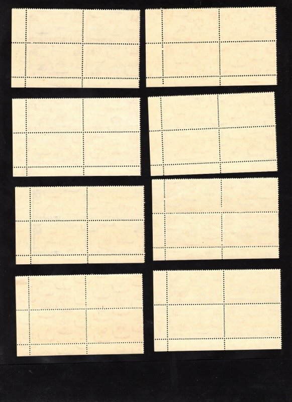 MOMEN: EGYPT SC #C5-C25 1933-38 SET OF 21 CONTROL BLOCKS MINT OG NH LOTT #65783