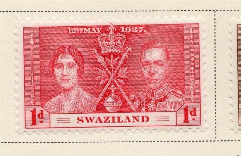 Swaziland 1937 Early Issue Fine Mint Hinged 1d. 144888