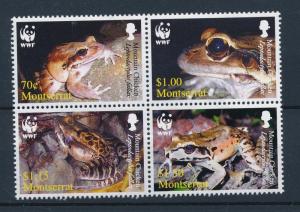 [54222] Montserrat 2006 Amphibians WWF Frogs MNH