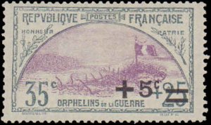 France #B16, Incomplete Set, 1922, Hinged