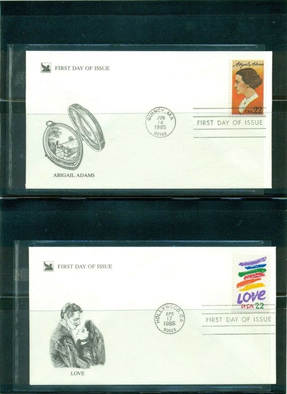 1985 13 unaddressed Readers Digest cachet FDC