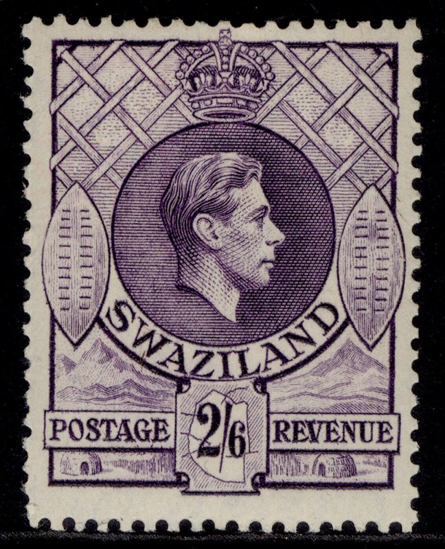 SWAZILAND GVI SG36a, 2s 6d bright violet, LH MINT. Cat £32.