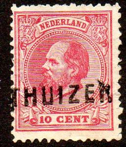 Netherlands  Scott  25  Used