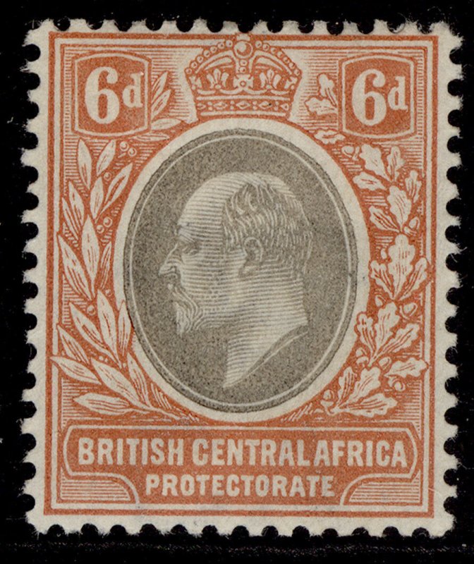 NYASALAND - BCA EDVII SG62, 6d grey & reddish buff, M MINT.