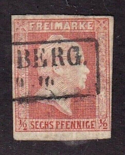 Prussia stamp #10, used, German State, SCV $160.00 - FREE SHIPPING!! 